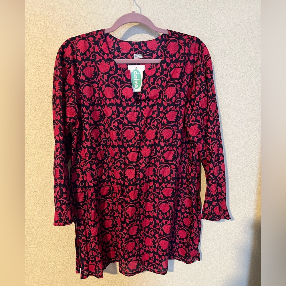 Batik Dolma cotton tunic